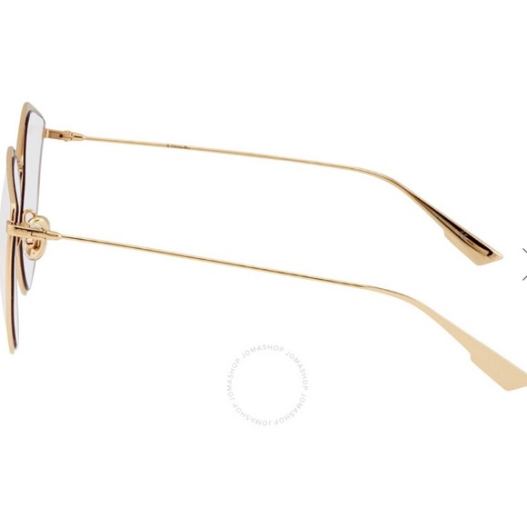 DIOR "STELLAIRE4" ROSE GOLD/PINK 59MM GEOMETRIC SUNGLASSES đź•¶ - Picture 9 of 9